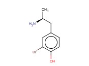 4-((2S)-2-AMINOPROPYL)-2-<span class='lighter'>BROMOPHENOL</span>
