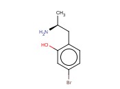 2-((2S)-2-AMINOPROPYL)-5-<span class='lighter'>BROMOPHENOL</span>