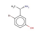 3-((1S)-1-AMINOETHYL)-4-<span class='lighter'>BROMOPHENOL</span>