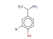4-((1S)-1-AMINOETHYL)-2-<span class='lighter'>BROMOPHENOL</span>