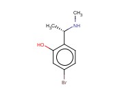 2-[(1S)-1-(METHYLAMINO)ETHYL]-5-<span class='lighter'>BROMOPHENOL</span>