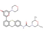 (2R,6S)-2,6-<span class='lighter'>二甲基</span>-N-[5-[6-(4-吗啉基)-4-<span class='lighter'>氧</span><span class='lighter'>代</span>-4H-吡喃-2-基]-9H-噻吨-2-基]-4-吗啉乙酰胺