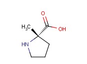 &<span class='lighter'>alpha</span>;-甲基-L-脯氨酸