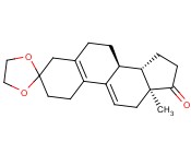 3-Ethylene dioxy-17-oxo-13-methyl estra-5(<span class='lighter'>10</span>)9(<span class='lighter'>11</span>)-diene