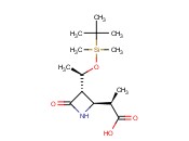 (3S,4S)-3-[(R)-1-(叔丁基二甲基硅氧基)乙基)]-4[(R)-1-甲酰乙基]-2-氮杂<span class='lighter'>环</span><span class='lighter'>丁酮</span>