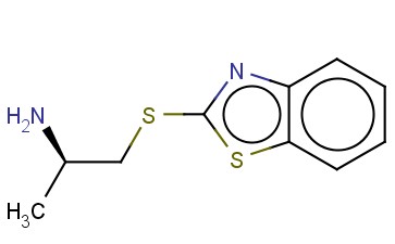 2-<span class='lighter'>丙</span><span class='lighter'>胺</span>,1-(2-苯并噻唑基硫代)-,(2R)-