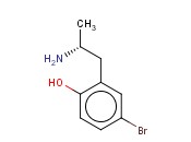 2-((2R)-2-AMINOPROPYL)-4-<span class='lighter'>BROMOPHENOL</span>