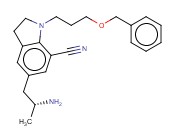 5-[(2R)-2-氨基丙基]-2,3-二氢-1-[3-(<span class='lighter'>苄</span><span class='lighter'>氧基</span>)丙基]-1H-<span class='lighter'>吲哚</span>-7-腈