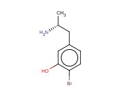 5-((2R)-2-AMINOPROPYL)-2-<span class='lighter'>BROMOPHENOL</span>