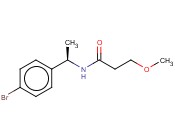 N-[(1R)-1-(4-<span class='lighter'>溴</span>苯基)乙基]-3-<span class='lighter'>甲</span><span class='lighter'>氧基</span>丙酰胺
