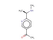 6-[(1R)-1-(METHYLAMINO)ETHYL]-<span class='lighter'>3-ACETYLPYRIDINE</span>