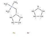 (甲基二茂铁)<span class='lighter'>三</span>甲基<span class='lighter'>溴</span><span class='lighter'>化</span><span class='lighter'>铵</span>