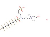 N-(2-羟乙基)-N,N-二甲基-3-[(3-磺丙基)[(十三氟己基)磺酰]氨基]-1-丙铵<span class='lighter'>氢氧化</span>物内盐