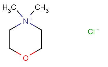 <span class='lighter'>4,4-DIMETHYLMORPHOLIN-4-IUM</span> <span class='lighter'>CHLORIDE</span>
