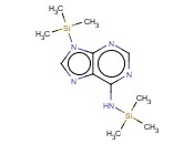 N,9-二(三<span class='lighter'>甲</span>硅基)-9H-嘌呤-6-<span class='lighter'>胺</span>