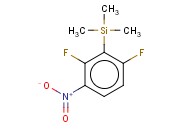 1,3-二<span class='lighter'>氟</span>-4-<span class='lighter'>硝基</span>-2-(<span class='lighter'>三</span>甲基硅烷)苯