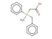(-)-苄甲苯基硅基乙酸[<span class='lighter'>用于</span>以核磁共振旋光纯度<span class='lighter'>测定</span>]