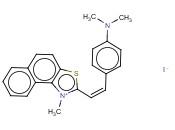 2-(4-(DIMETHYLAMINO)STYRYL)NAPHTHO(1,2-D)THIAZOLE METHIODIDE