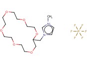 1-(2-METHYL-18-CROWN-6)-3-METHYLIMIDAZOLIUM <span class='lighter'>HEXAFLUOROPHOSPHATE</span>