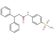 3,3-<span class='lighter'>DIPHENYL</span>-N-(4-SULFAMOYLPHENYL)PROPANAMIDE