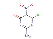 2-氨基-4-<span class='lighter'>氯</span>-5-硝基-6-<span class='lighter'>羟基</span><span class='lighter'>嘧啶</span>