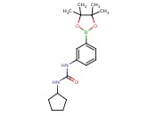 1-cyclopentyl-3-(3-(4,4,5,5-tetramethyl-1,3,2-dioxaborolan-2-yl)phenyl)urea