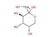 <span class='lighter'>L-</span>[<span class='lighter'>1-13C</span>]<span class='lighter'>FRUCTOSE</span>