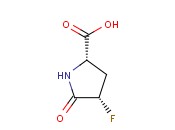 DL-CIS-4-FLUORO-5-<span class='lighter'>PYRROLIDONE</span>-2-CARBOXYLIC ACID
