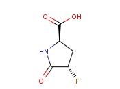 D-TRANS-4-FLUORO-5-<span class='lighter'>PYRROLIDONE</span>-2-CARBOXYLIC ACID