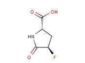 L-TRANS-4-FLUORO-5-<span class='lighter'>PYRROLIDONE</span>-2-CARBOXYLIC ACID