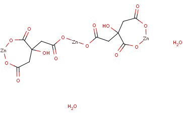 柠檬酸锌,<span class='lighter'>二水合物</span>