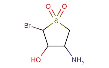 <span class='lighter'>4-AMINO-2-BROMOTETRAHYDROTHIOPHENE-3-OL</span> <span class='lighter'>1,1-DIOXIDE</span>