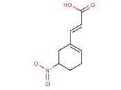 (E)-3-(5-Nitrocyclohex-1-en-1-yl)<span class='lighter'>acrylic</span> acid