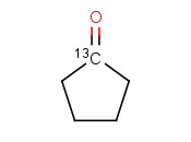 （<span class='lighter'>环</span>戊酮（1-13C））