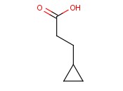3-<span class='lighter'>环</span><span class='lighter'>丙基</span>丙酸