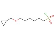 6-(CYCLOPROPYLMETHOXY)<span class='lighter'>HEXANE</span>-1-SULFONYL CHLORIDE
