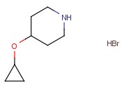 4-CYCLOPROPOXYPIPERIDINE <span class='lighter'>HYDROBROMIDE</span>