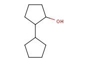 <span class='lighter'>2-CYCLOPENTYLCYCLOPENTAN-1-OL</span>