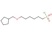 6-(CYCLOPENTYLMETHOXY)<span class='lighter'>HEXANE</span>-1-SULFONYL CHLORIDE