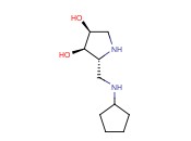 3,4-<span class='lighter'>吡咯烷</span>二醇,2-[(环戊基氨基)甲基]-,(2R,3R,4S)-