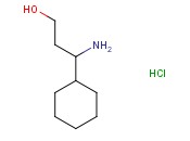 3-<span class='lighter'>AMINO-3-CYCLOHEXYL-PROPAN-1-OL</span> HYDROCHLORIDE