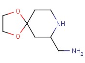 <span class='lighter'>1,4</span>-DIOXA-8-AZASPIRO[<span class='lighter'>4.5</span>]DECAN-7-YLMETHANAMINE