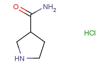 3-<span class='lighter'>吡咯烷</span>甲酰胺盐酸盐