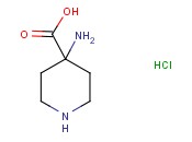 4-AMINO-<span class='lighter'>PIPERIDINE-4-CARBOXYLIC</span> ACID HYDROCHLORIDE