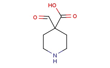 <span class='lighter'>4-PIPERIDINECARBOXYLIC</span> ACID, <span class='lighter'>4-FORMYL-</span>