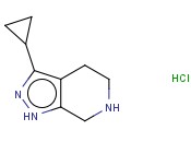 3-<span class='lighter'>环</span>丙基-4,5,6,7-四氢-1H-吡唑[3,4-C]吡啶<span class='lighter'>盐酸盐</span>