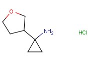 [1-(<span class='lighter'>TETRAHYDROFURAN</span>-3-YL)CYCLOPROPYL]-AMINE HYDROCHLORIDE
