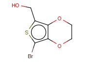 <span class='lighter'>噻吩</span>并[3,4-b]-1,4-二噁英-5-甲醇,7-<span class='lighter'>溴</span>-2,3-二氢-