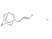 1-(3-氯-2-丙烯<span class='lighter'>基</span>)-3,5,7-<span class='lighter'>三</span><span class='lighter'>氮</span>杂-1-<span class='lighter'>氮</span>翁<span class='lighter'>三</span>环[3,3,1,13,7]癸烷氯化物