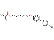 6-[4-(4-<span class='lighter'>氰</span><span class='lighter'>基</span>苯基)<span class='lighter'>苯</span>氧基]己<span class='lighter'>基</span>甲基丙烯酸酯